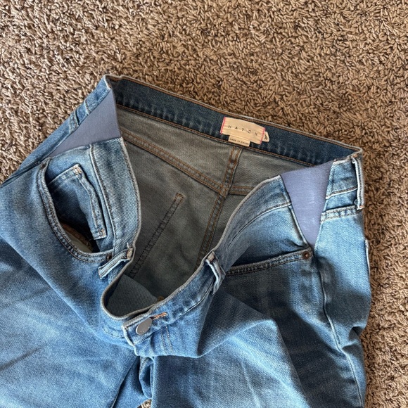 HATCH The Crop Maternity Jean Light Wash Size 30 - Picture 7 of 10